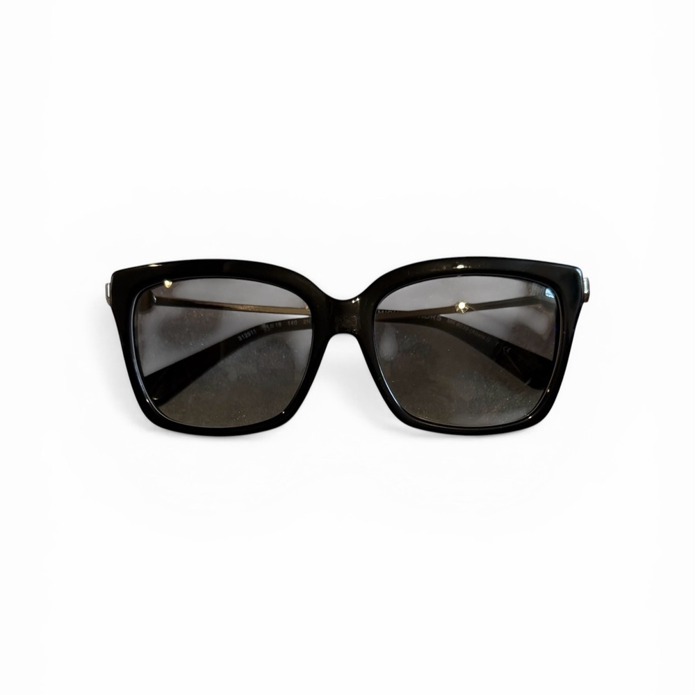 Michael Kors  ABELA MK 6038 Black Square Sunglasses with Dark Lenses - Picture 7 of 9